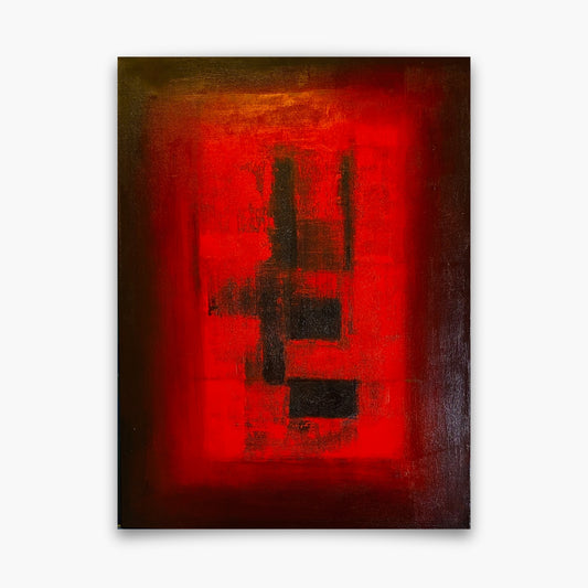 Meditation 5 - Only through the fire can the artist reach pure gold, which only furnesses refine.